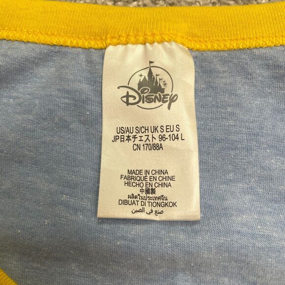 Disney Mickey Mouse Tank Top Mens Small Blue Yellow Sleeveless Casual Graphic - Picture 5 of 9